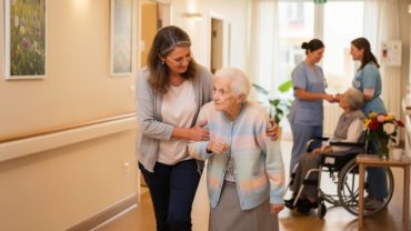 arrivée d'une personne agée à l'ehpad de Perpignan